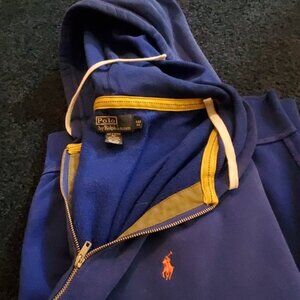 Polo hooded sweat shirt